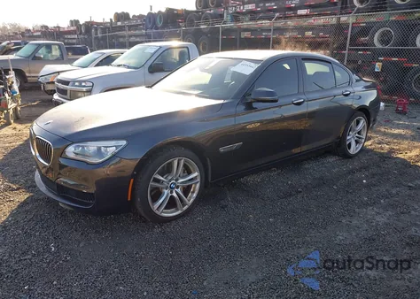 2014 BMW 750I z USA, uszkodzony, nr VIN WBAYA8C54ED824974